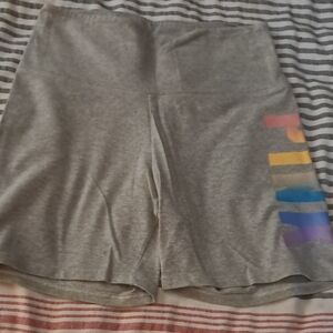 Grey Bike Shorts By PINK